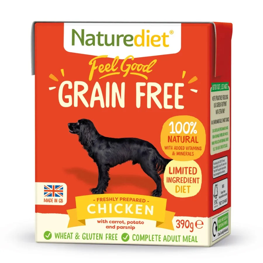 Naturediet Dog Feel Good Grain Free Chicken Tetra Pack