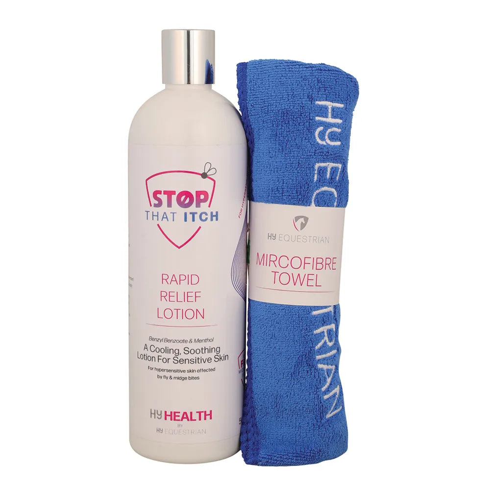 Rapid Relief Lotion with Microfibre Towel by Hy Equestrian