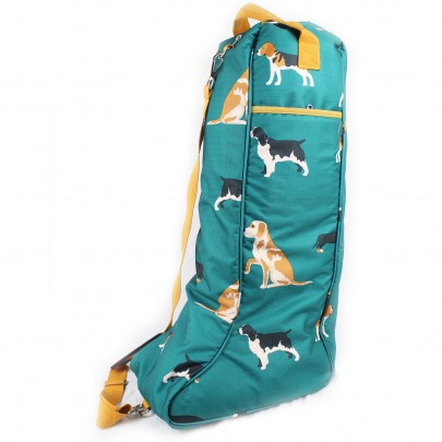 Dogs Print Long Boot Bag