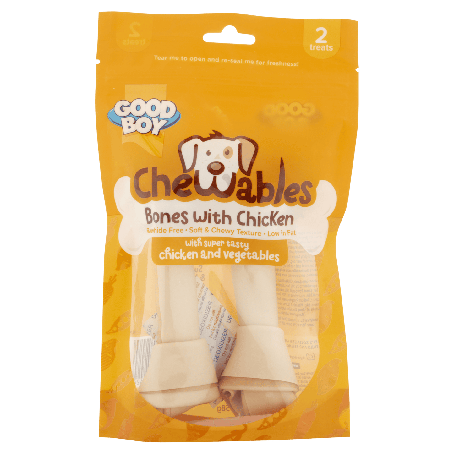 Good Boy Chewables Medium Bones with Chicken