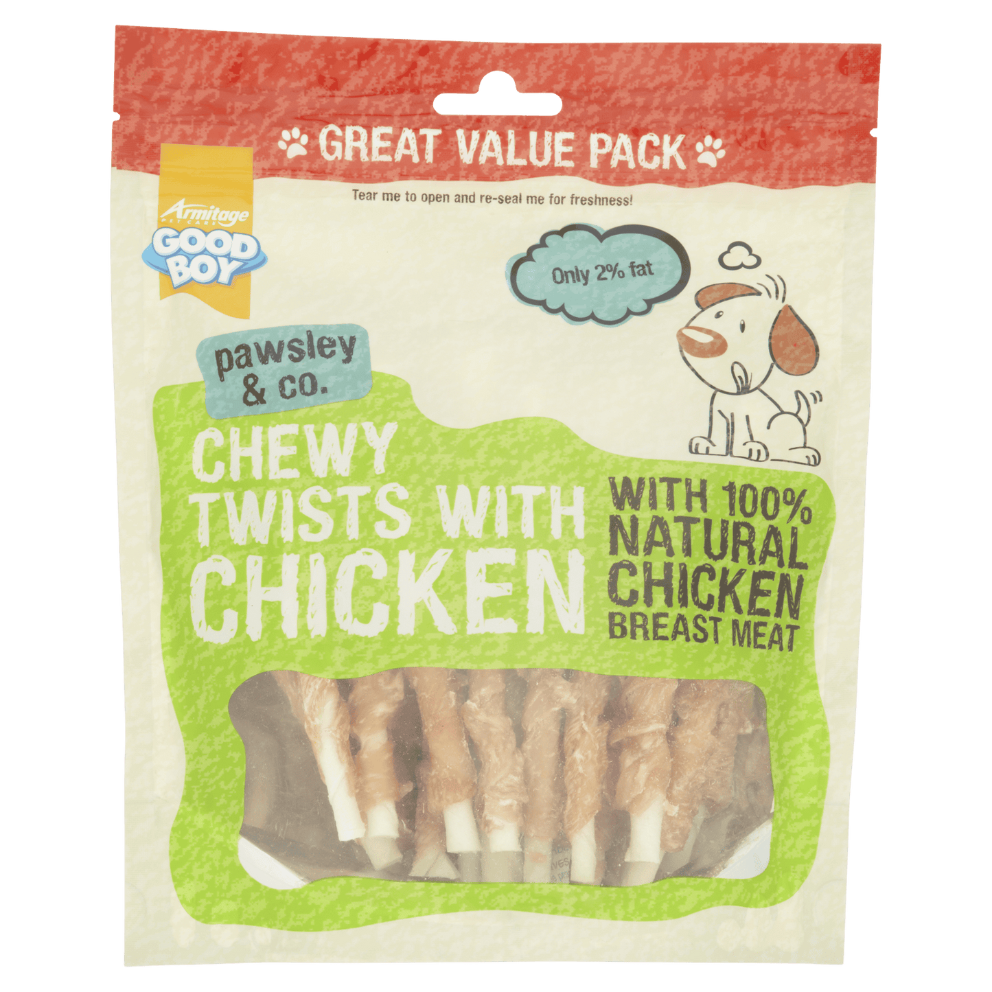 Good Boy Chewy Twists With Chicken