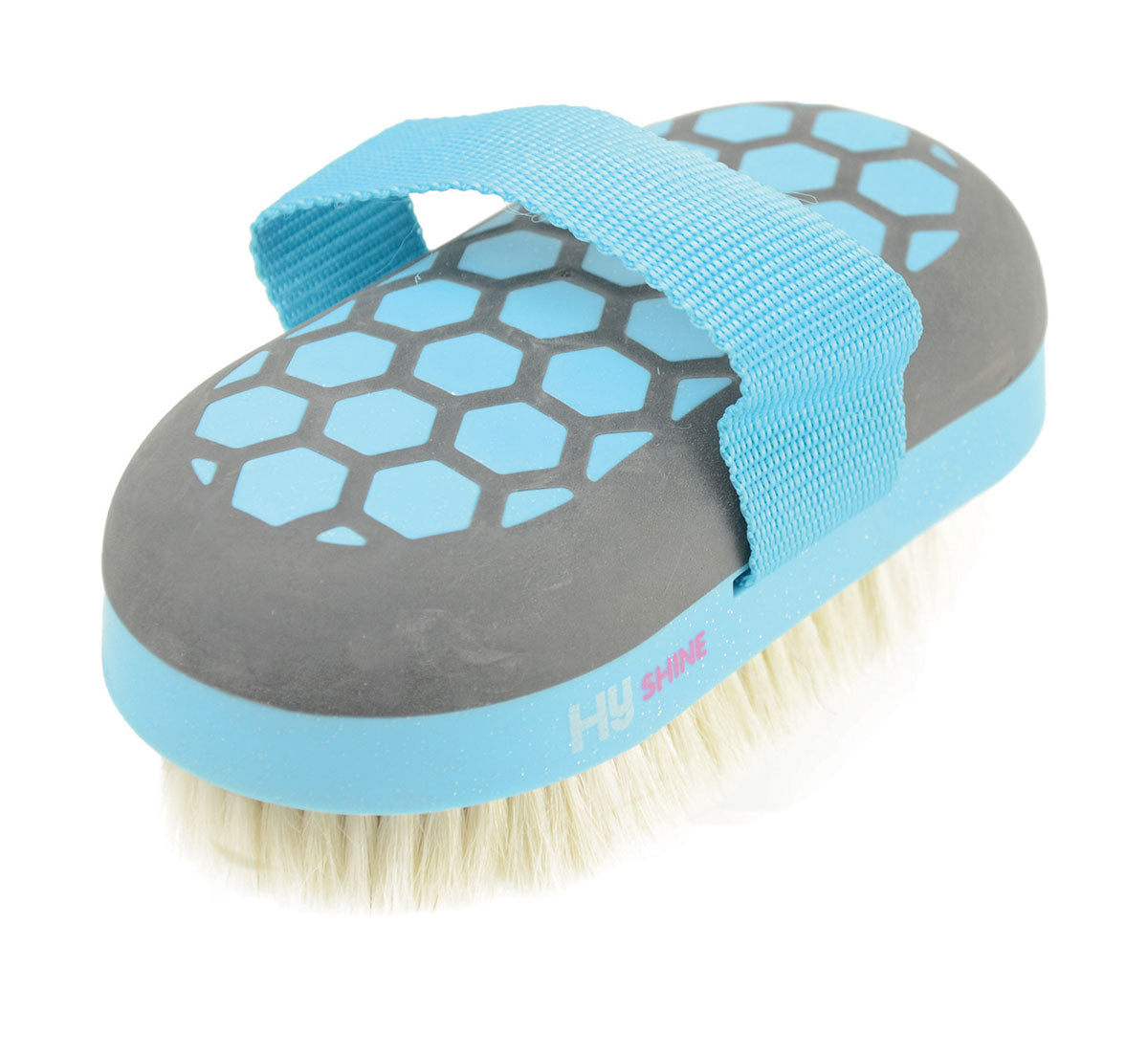 Hy Equestrian Glitter Body Brush Goat Hair