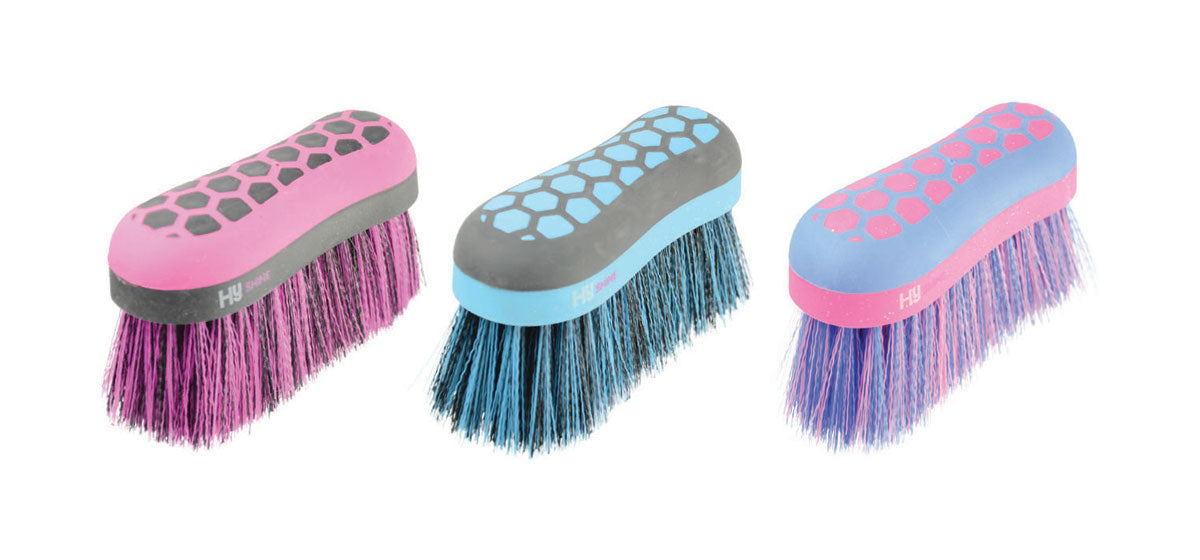 Hy Equestrian Glitter Dandy Flick Brush