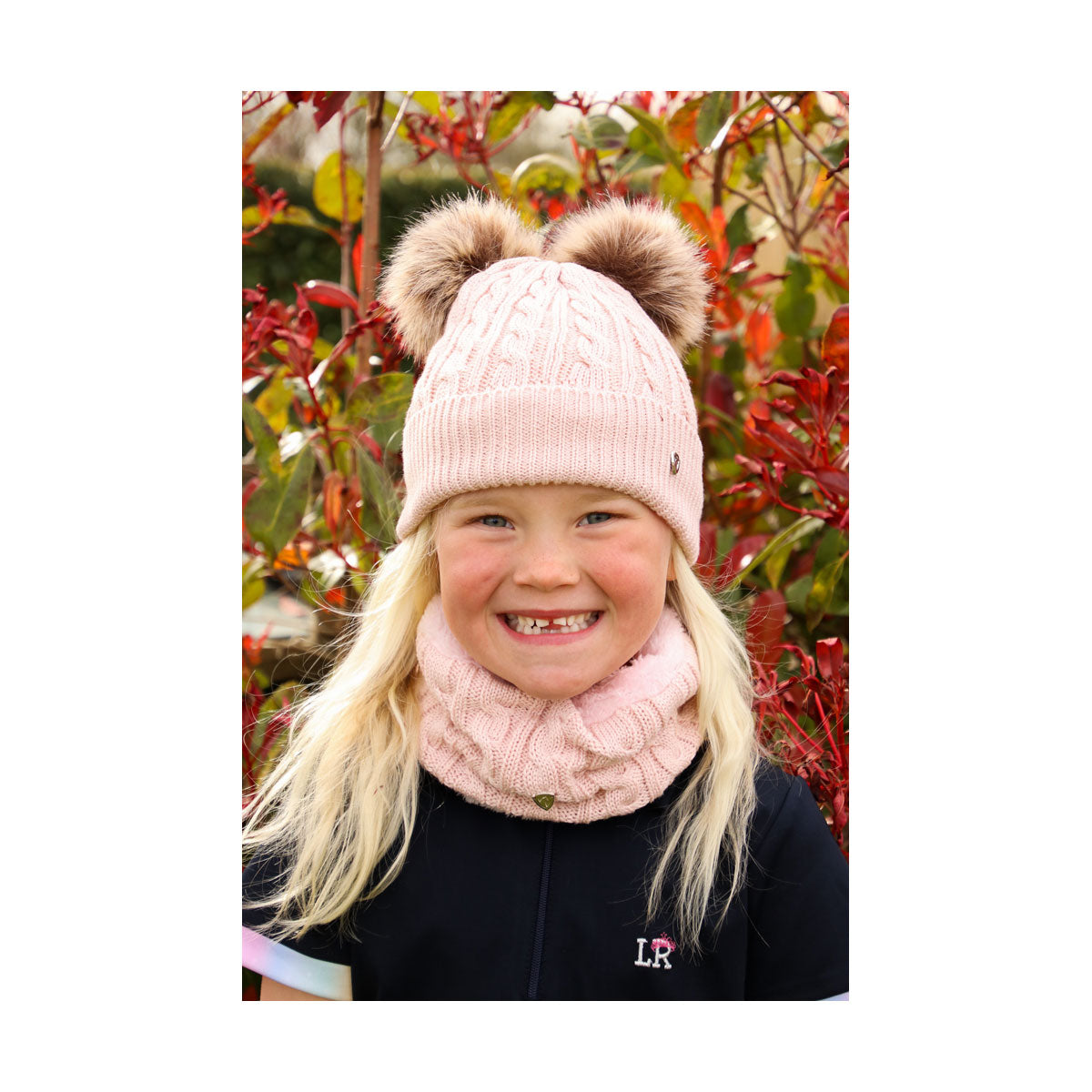 Hy Equestrian Morzine Children's Bobble Hat