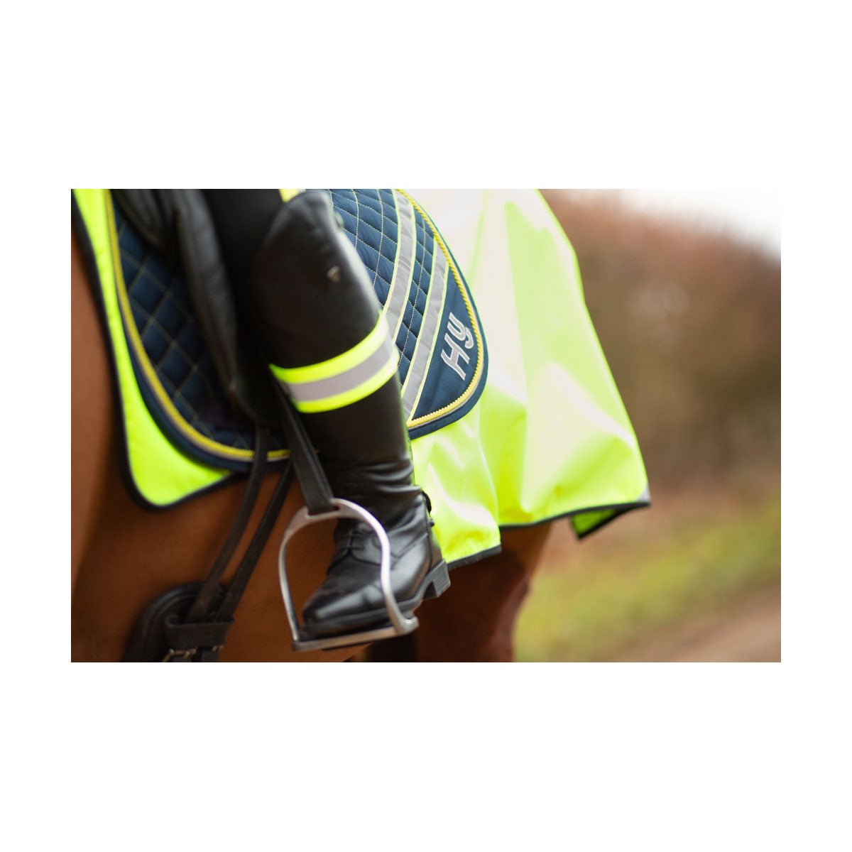 Hy Equestrian Reflector Saddle Pad