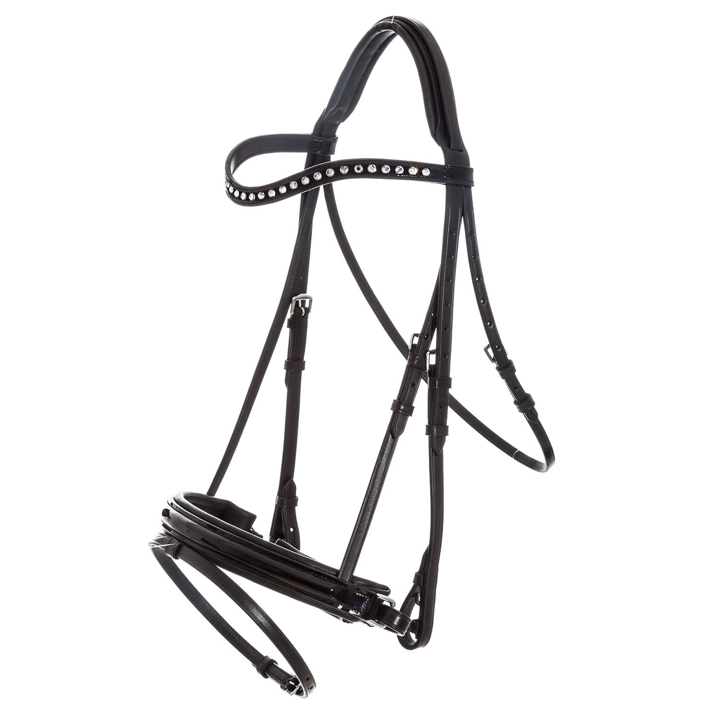Imperial Riding Snaffle Bridle IRHDI Layla Black/Chrystal