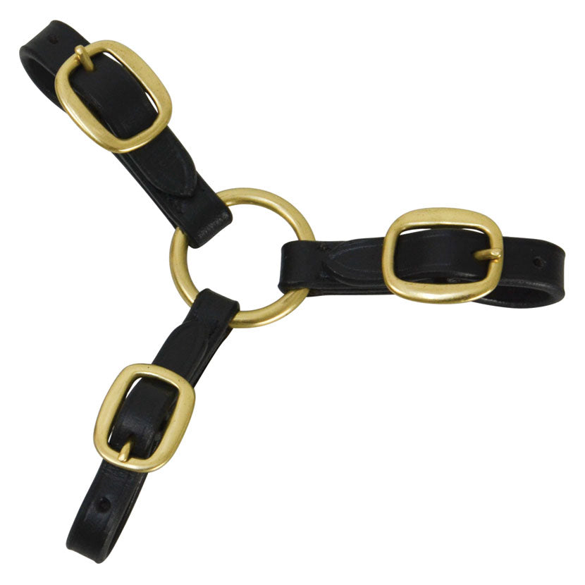 Hy Equestrian Three Way Leather Coupling