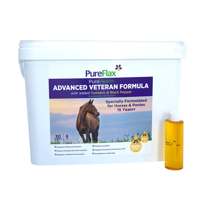 Pureflax PureHealth Advaced Veteran Formula - With Added Turmeric & Black Pepper