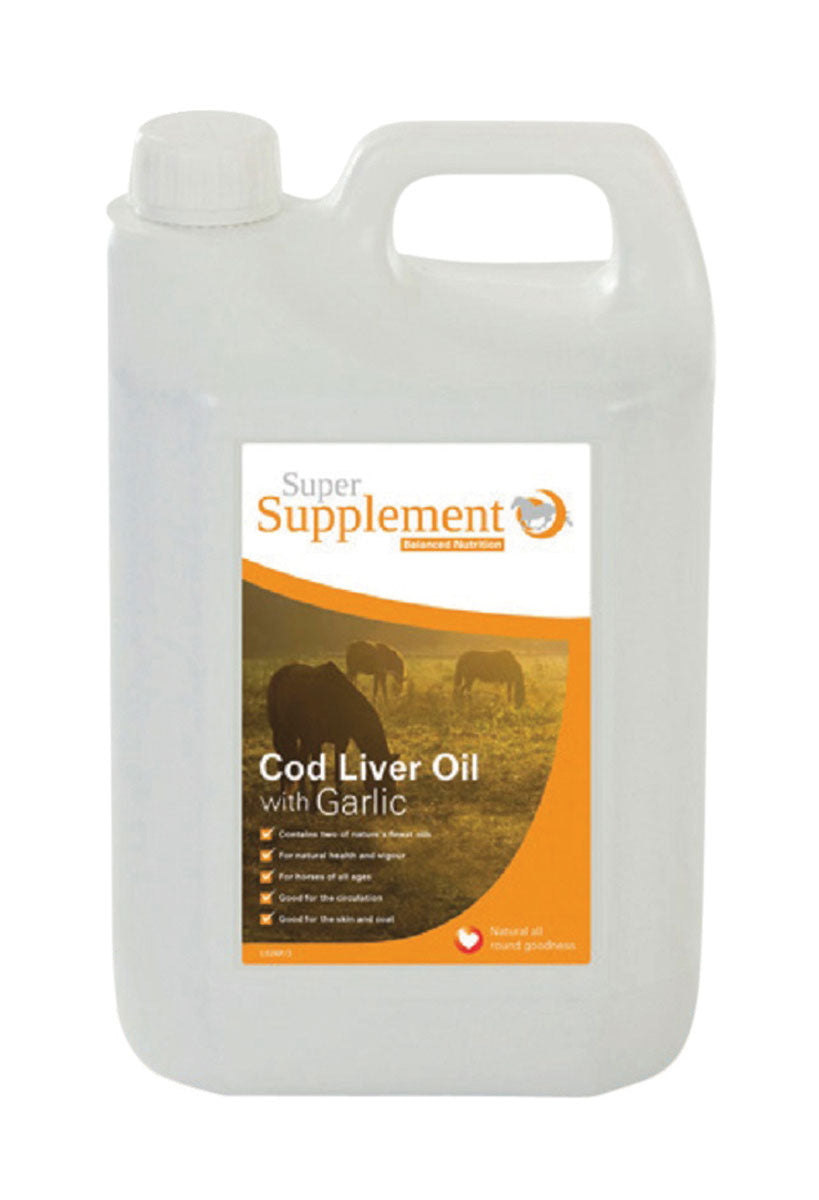 Super Supplement Cod Liver Oil with Garlic