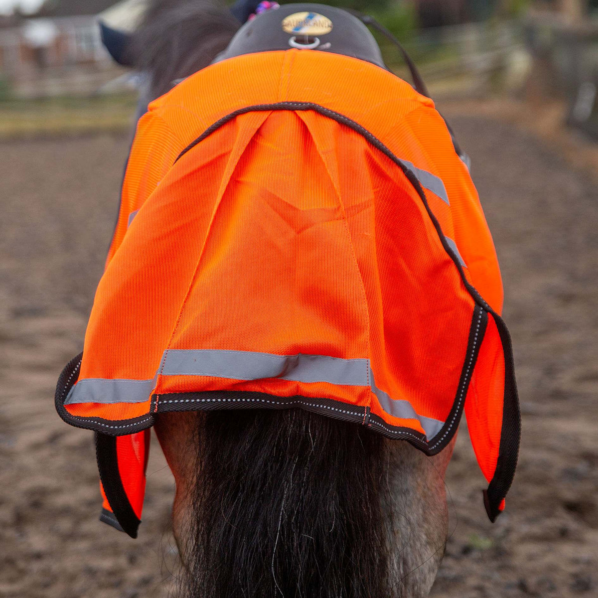 PONIE Retro Reflective Mesh Exercise Sheet Orange