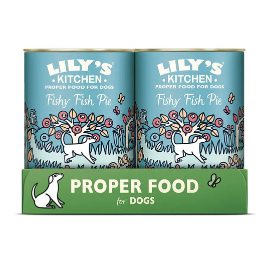 Lilys Kitchen Dog Tin Fishy Fish Pie With Peas