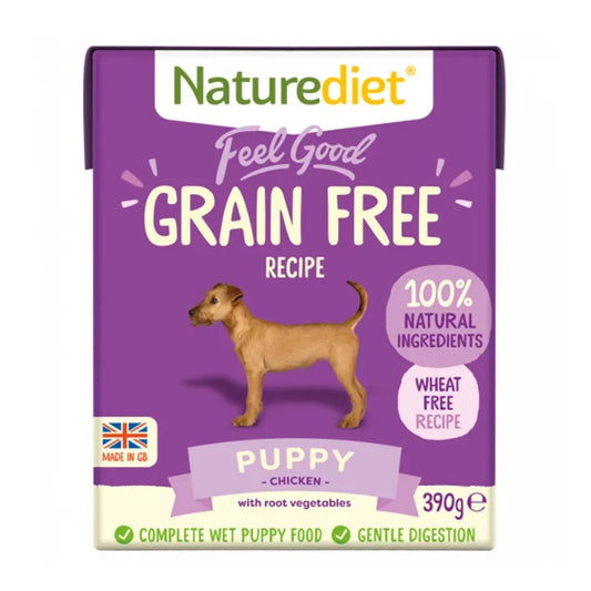 Naturediet Dog Feel Good Grain Free Puppy Tetra Pack