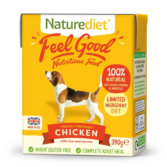 Naturediet Dog Feel Good Chicken Tetra Pack