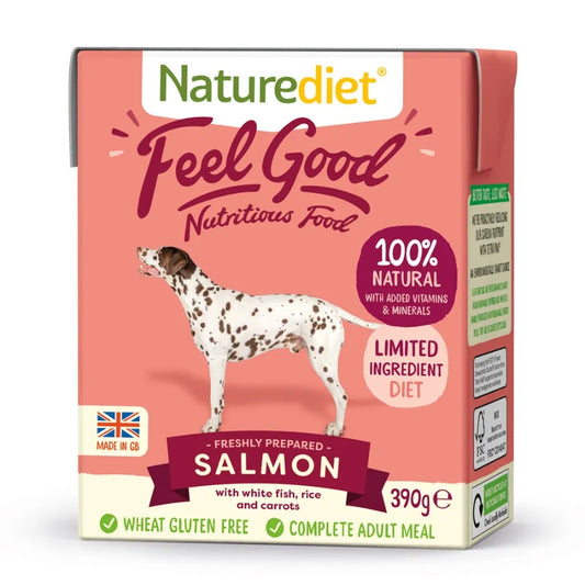 Naturediet Dog Feel Good Salmon Tetra Pack