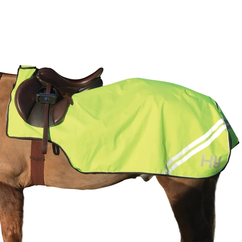 Reflector Fleece Exercise Sheet by Hy Equestrian