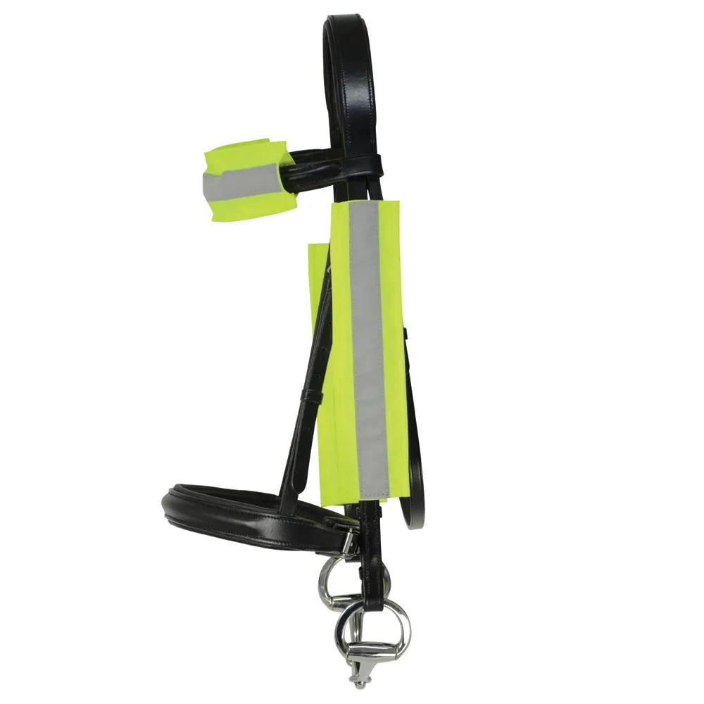 Reflector Bridle Bands by Hy Equestrian
