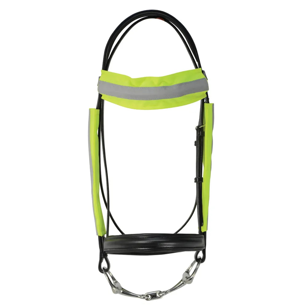 Reflector Bridle Bands by Hy Equestrian