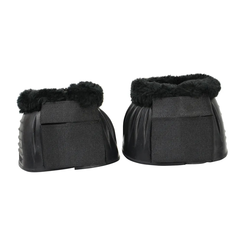 Hy Equestrian SnugFit Fleece Topped Over Reach Boots