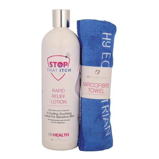 Rapid Relief Lotion with Microfibre Towel by Hy Equestrian