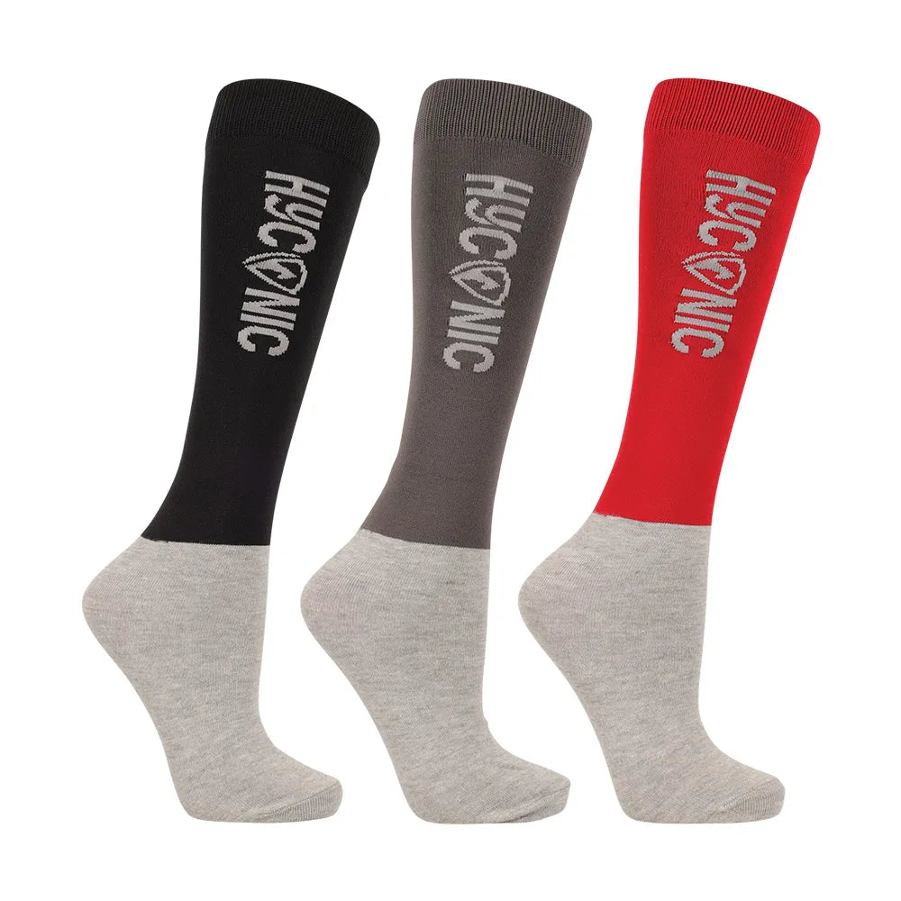 HyCONIC Socks by Hy Equestrian (Pack of 3)
