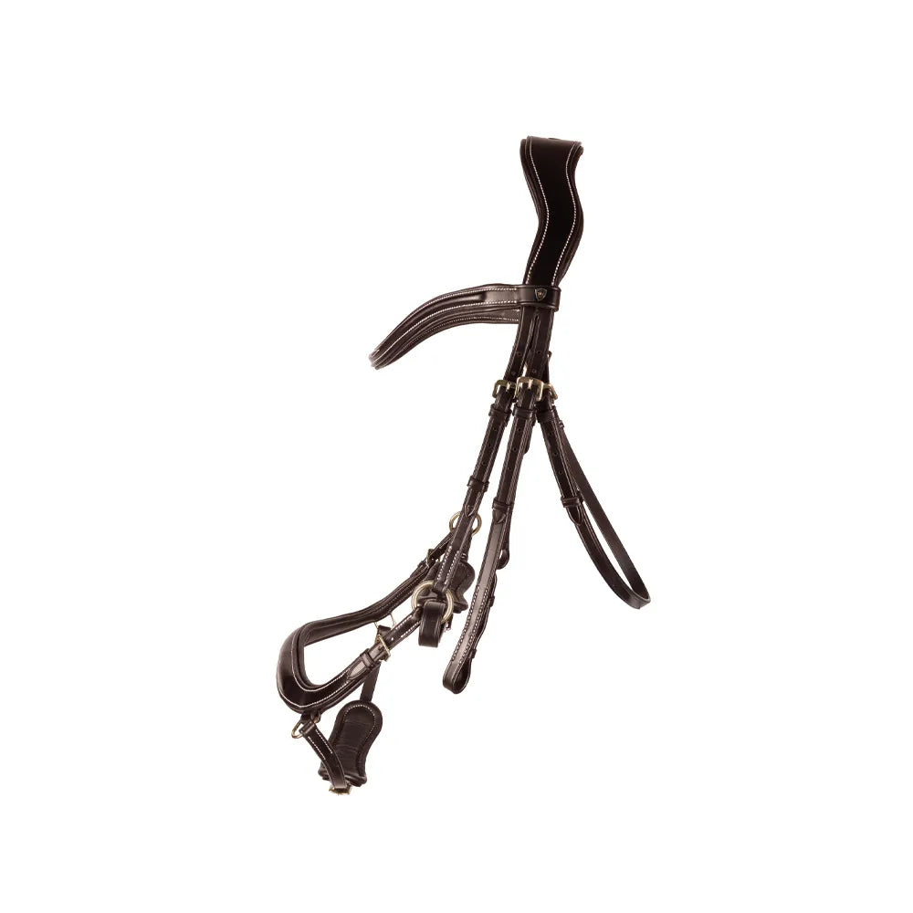 ProPresicce Pelle Drop Leather Bridle by Hy Equestrian