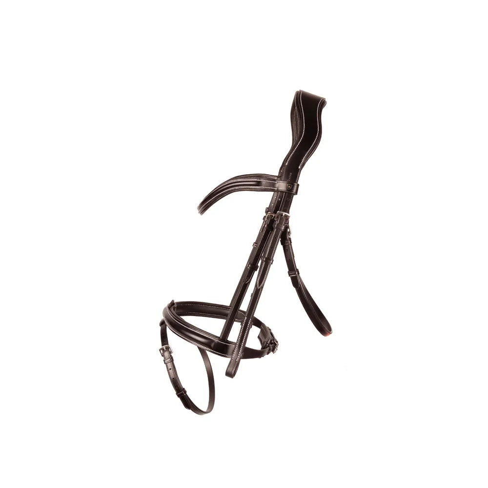 ProPresicce Pelle Raised Flash Leather Bridle by Hy Equestrian