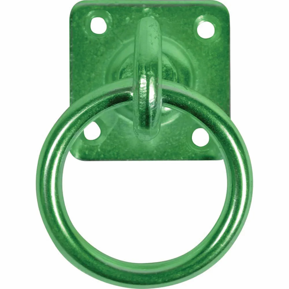 Perry Equestrian Swivel Tie Ring on Plate
