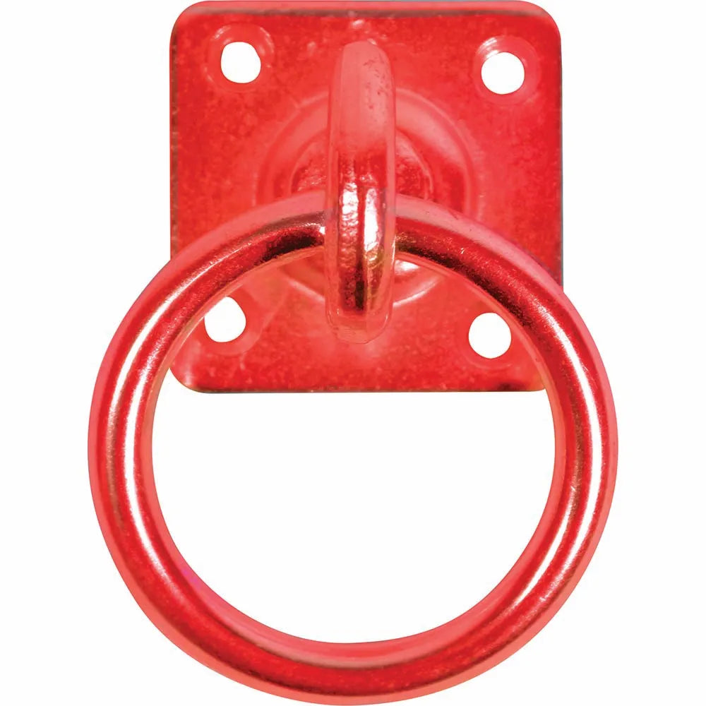 Perry Equestrian Swivel Tie Ring on Plate