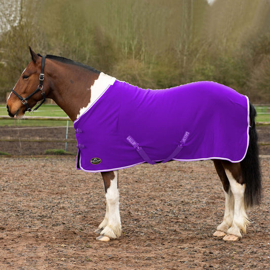 Gallop Purple Jersey Cooler Rug