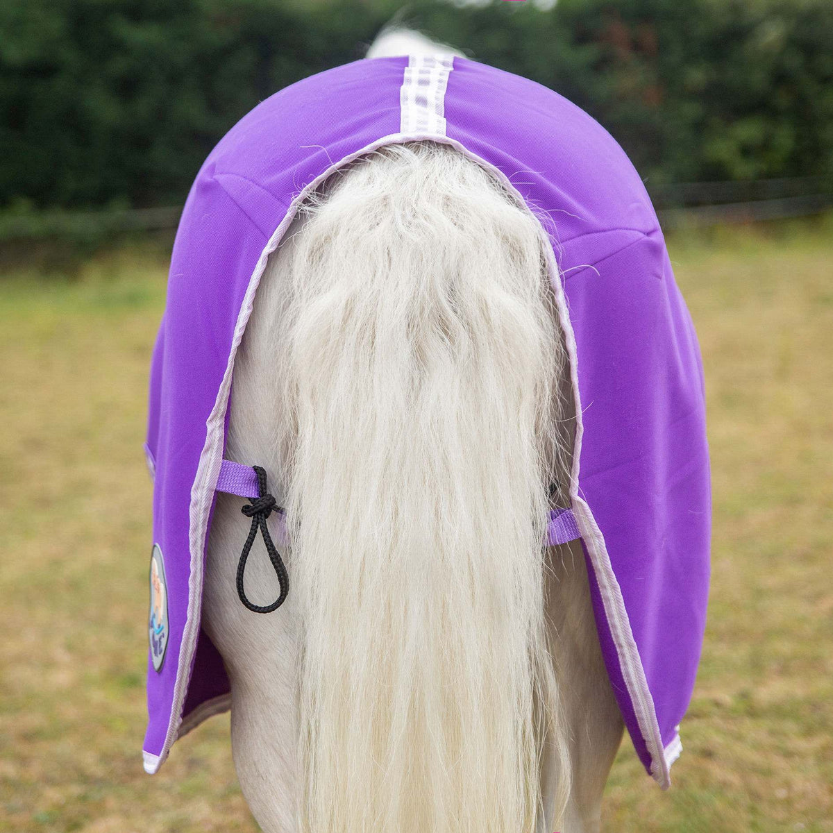 PONIE 'Tiddlywinks' Jersey Cooler Rug Purple