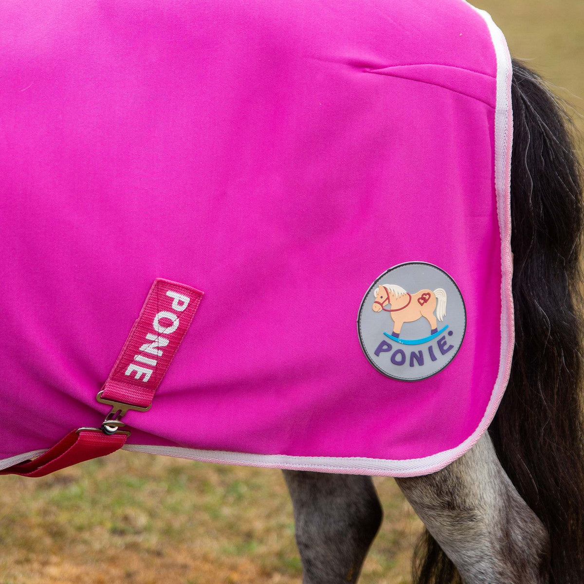 PONIE 'Tiddlywinks' Jersey Cooler Rug Pink