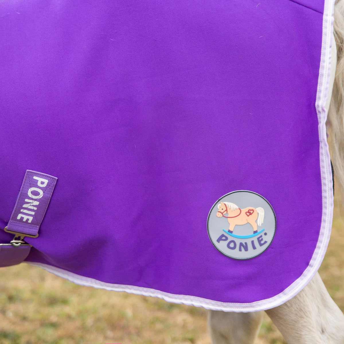 PONIE 'Tiddlywinks' Jersey Cooler Rug Purple