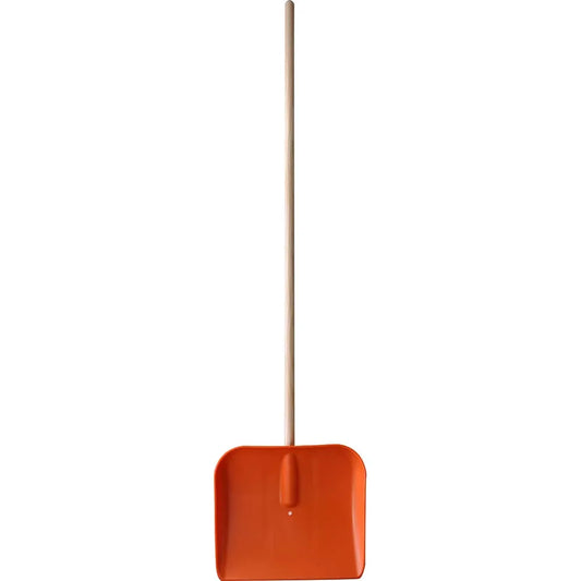 Heavy Duty Snow Shovel with Wooden Handle