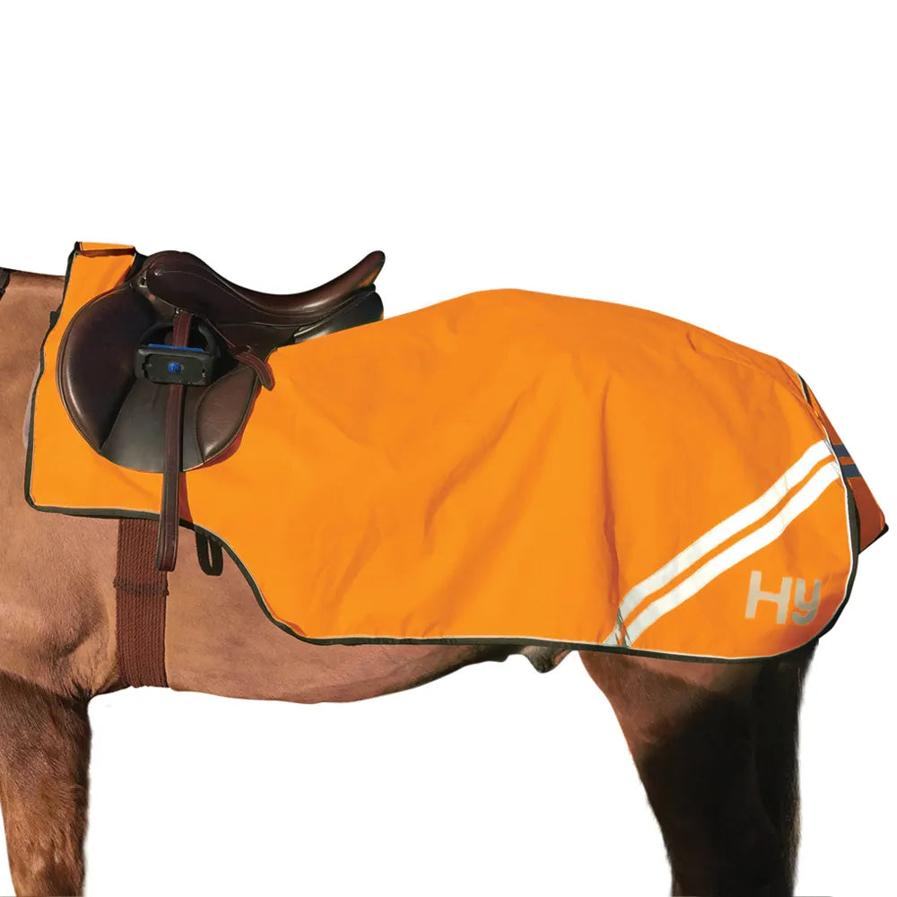Reflector Fleece Exercise Sheet by Hy Equestrian