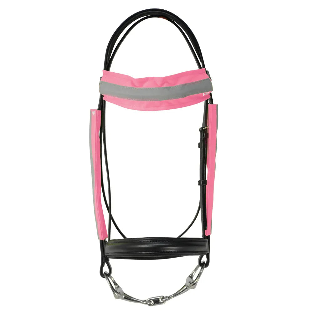 Reflector Bridle Bands by Hy Equestrian