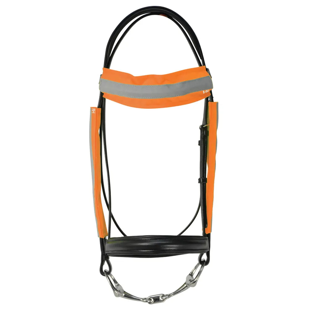 Reflector Bridle Bands by Hy Equestrian