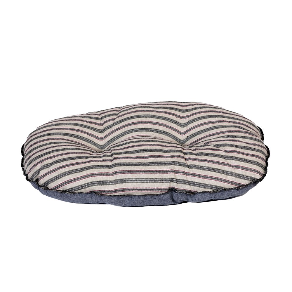 Danish Design Rustic Stripes Denim Quilted Mattress