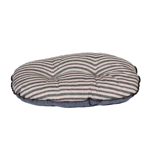 Danish Design Rustic Stripes Denim Quilted Mattress