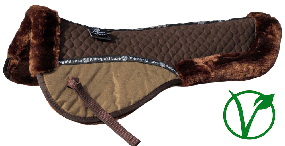 Rhinegold Luxe Fur Half Pad