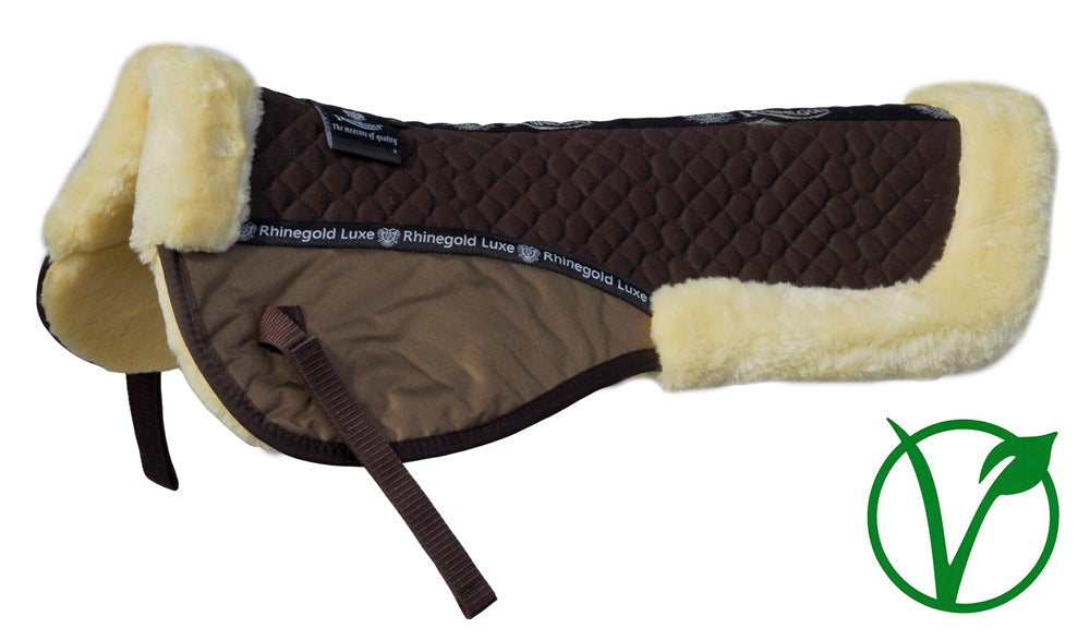 Rhinegold Luxe Fur Half Pad