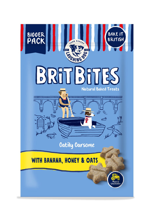 Laughing Dog Brit Bites Wheat Free Banana Honey & Oats