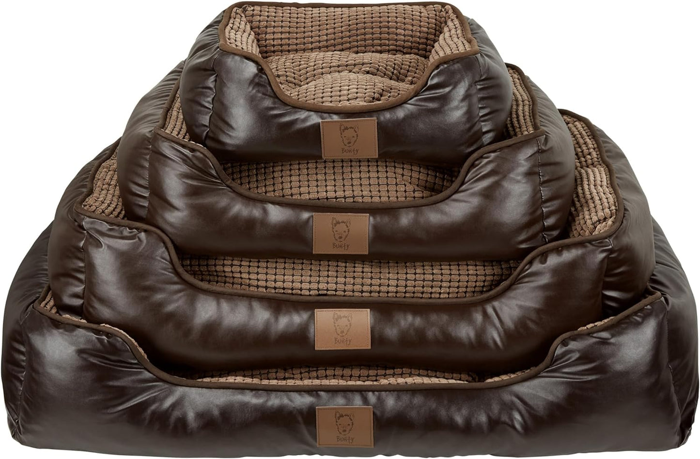 Tuscan Faux Leather Dog Bed