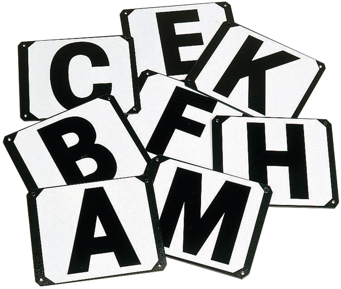 STUBBS Dressage Letters (S652P)