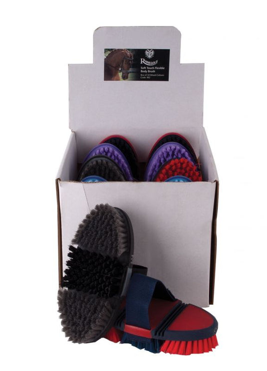 Rhinegold Soft Touch Flexible Back Body Brushes