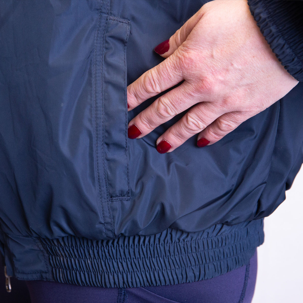GALLOP Unisex Navy Bomber Jacket