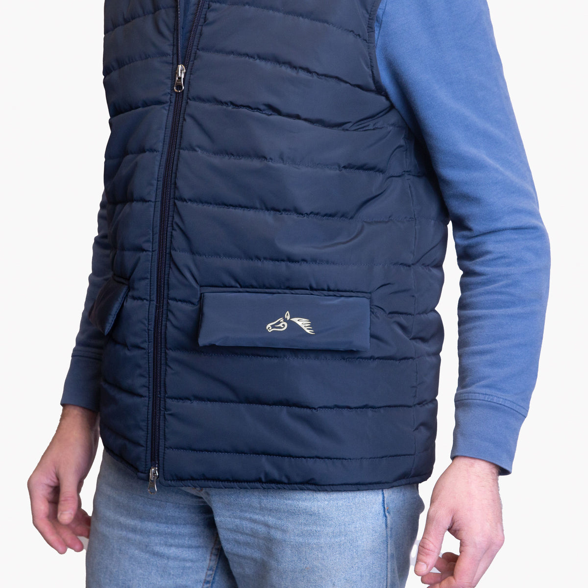 GALLOP Mens Navy Bodywarmer