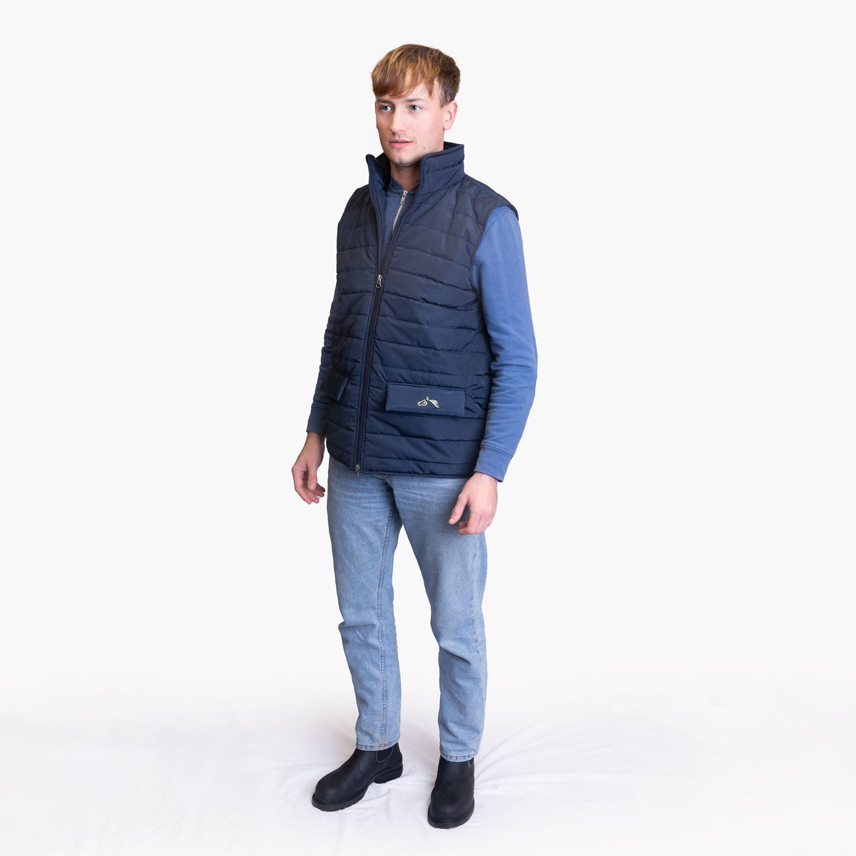 GALLOP Mens Navy Bodywarmer