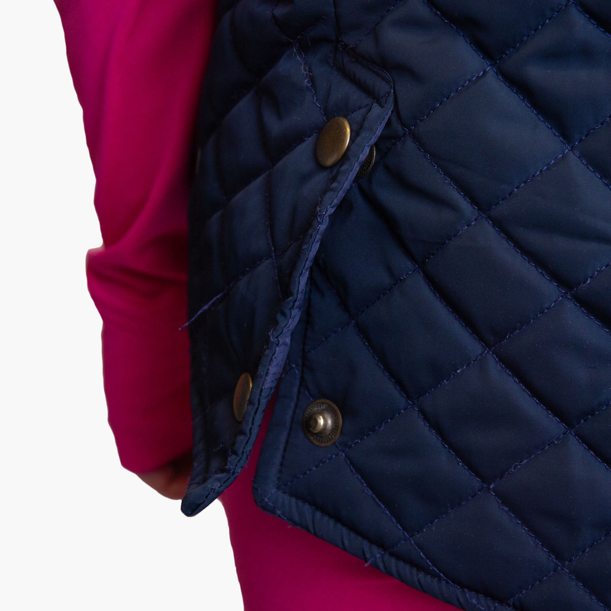 GALLOP Womens Navy Gilet