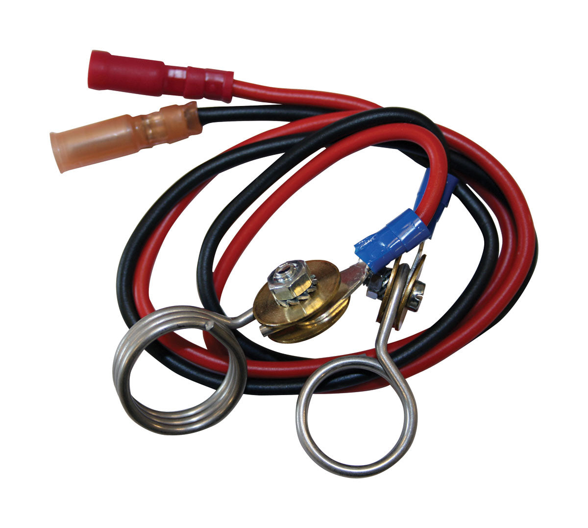 Agrifence 9-12v Battery Leads Spring Clip Connection