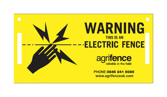 Agrifence Warning Signs